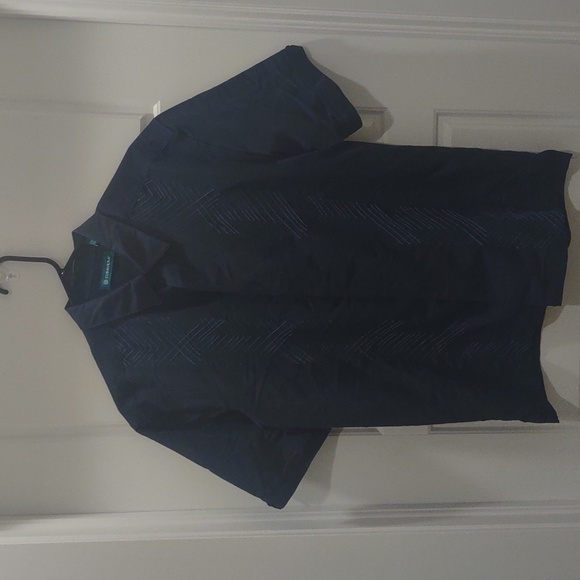 Cubavera casual button down shirt, blue - Picture 2 of 4